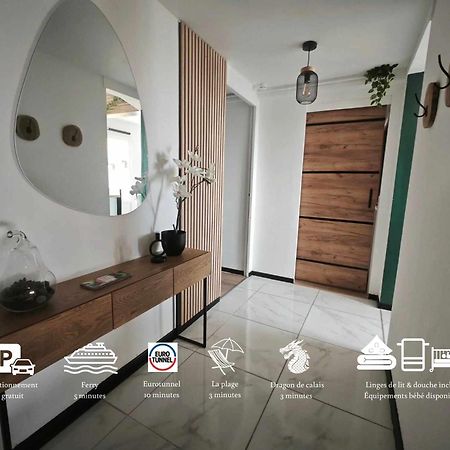 Calais Plage-Gare Appartement Elegant Tout Equipe Екстер'єр фото